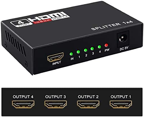 SPLITTER 4K HDMI GM VERT 1-IN TO 4-OUT